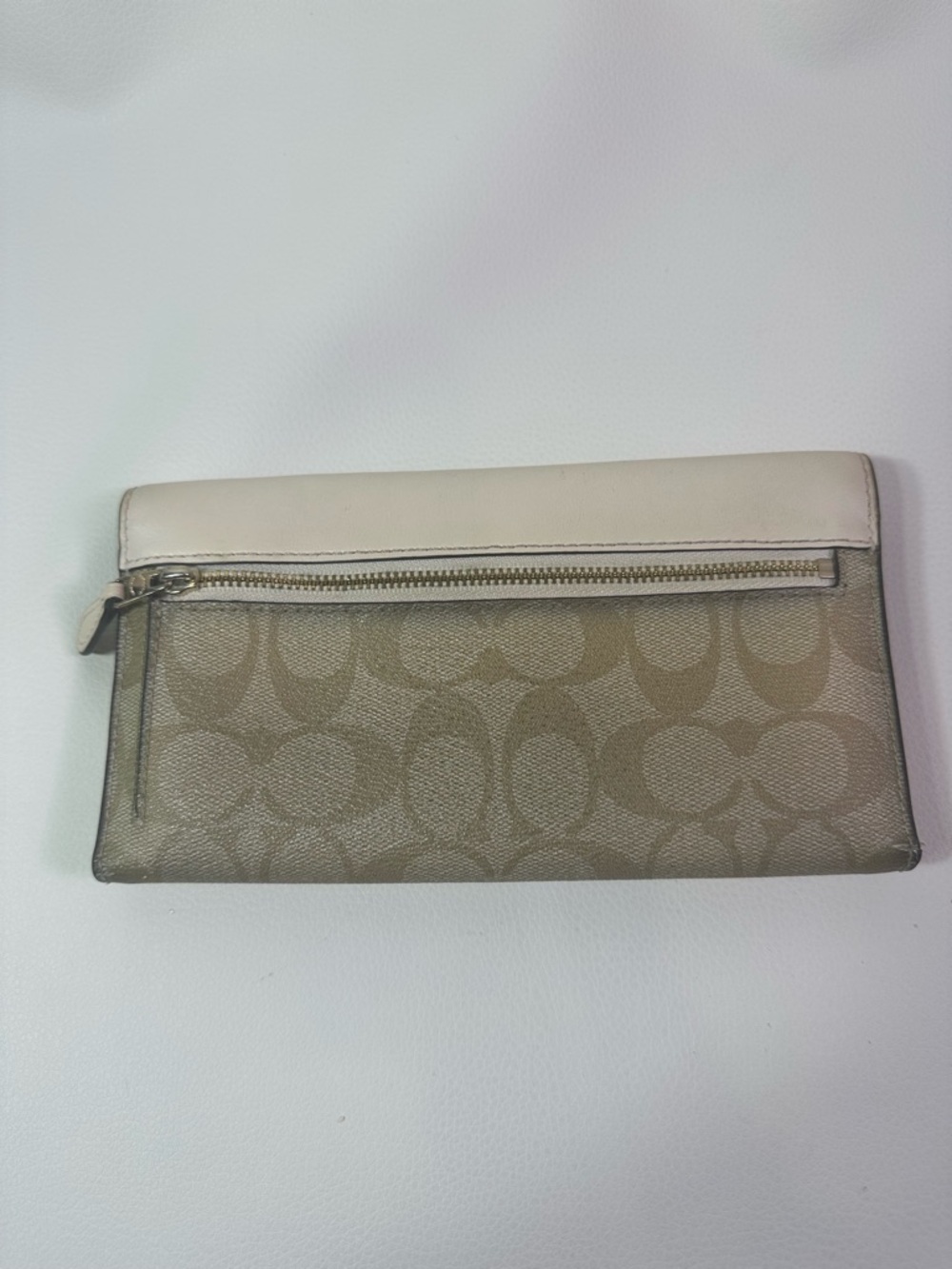 Pre-owned Coach Leather Zip/Fold/Snap Card Wallet - Picture 2 of 3